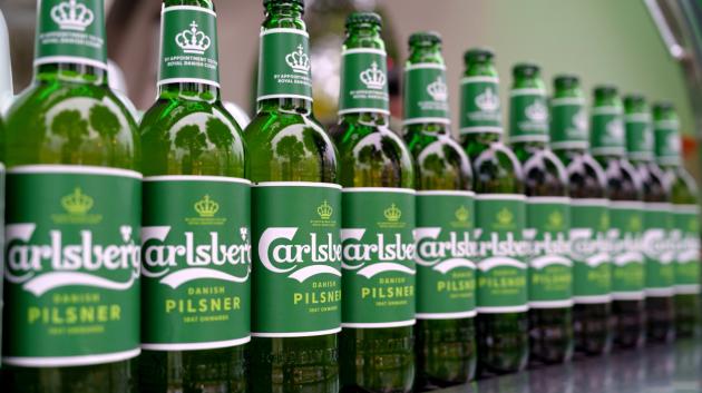 Μπουκάλι Carlsberg μπύρα