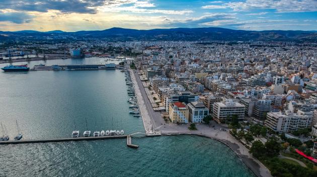 λιμάνι Βόλου αεροφωτογραφία