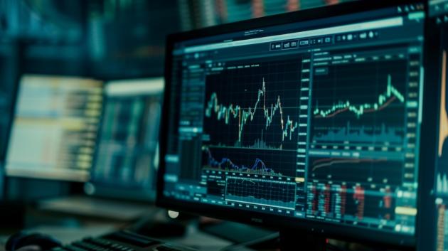 Γραφήματα χρηματιστηρίου οθόνη