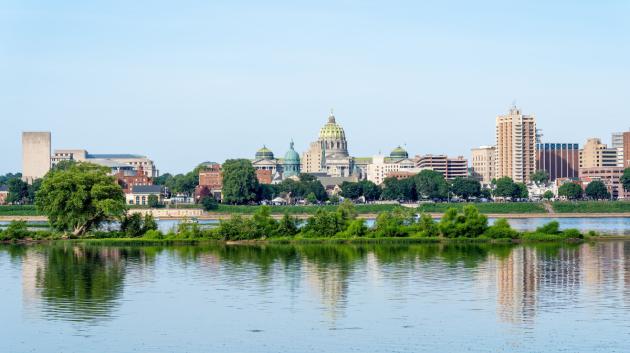 Ορίζοντας Χάρισμπουργκ Πενσυλβανία