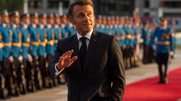 Εμανουέλ Μακρόν εκδήλωση