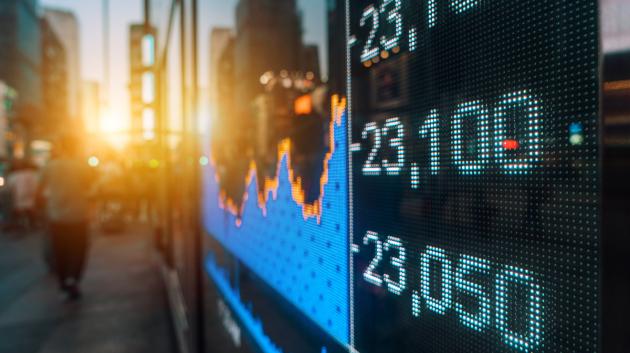 Χρηματιστήριο μετοχές οθόνη
