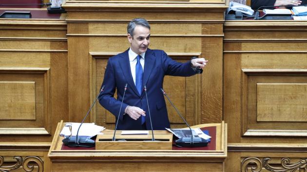 Κυριάκος Μητσοτάκης στη Βουλή