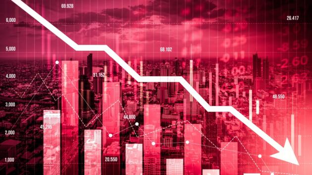 Χρηματιστηριακή κατάρρευση γράφημα