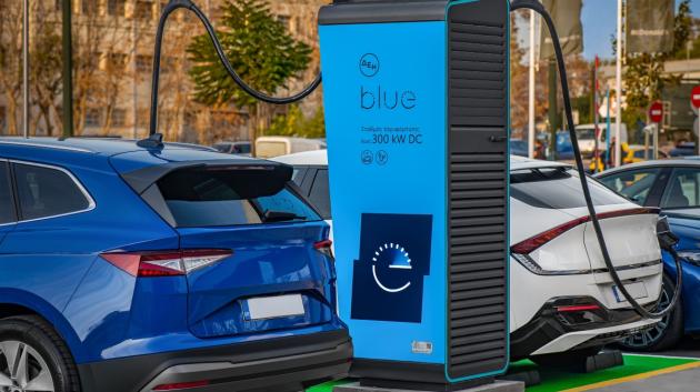 ταχυφορτιστής αυτοκινήτων ΔΕΗ