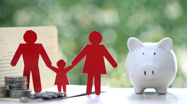 κουμπαράς και οικογένεια