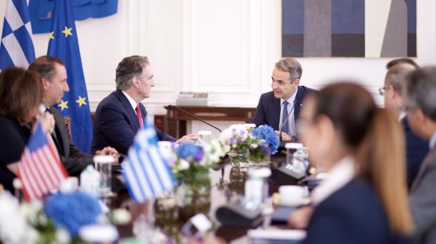 Κυριάκος Μητσοτάκης συνάντηση ηγετών