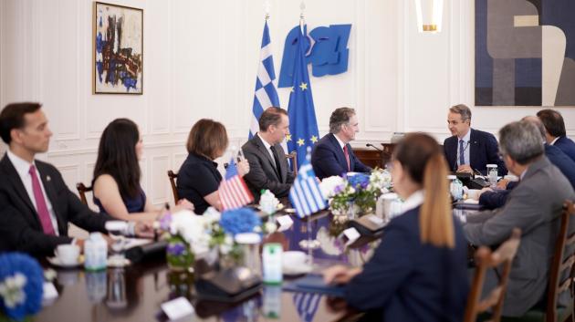 Κυριάκος Μητσοτάκης συνάντηση ηγετών