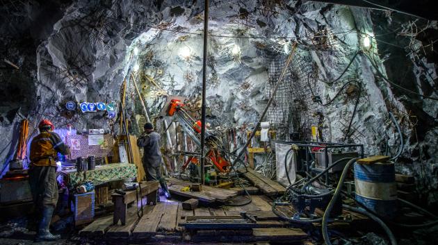 Υπόγειο ορυχείο χρυσού