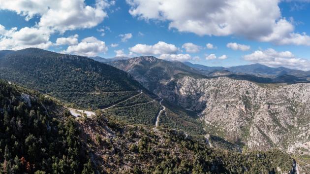 Όρος Πάρνωνας θέα