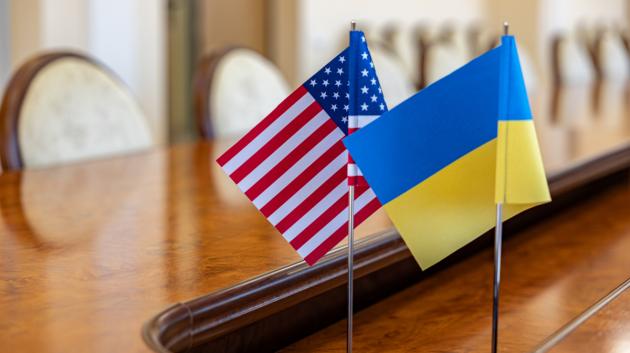 Σημαίες ΗΠΑ Ουκρανίας