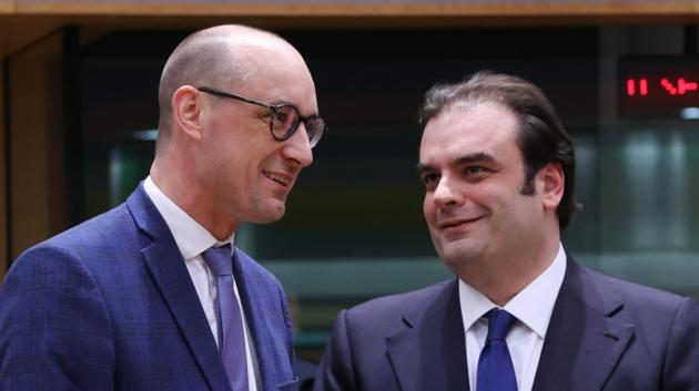 Κυριάκος Πιερρακάκης συνάντηση Eurogroup
