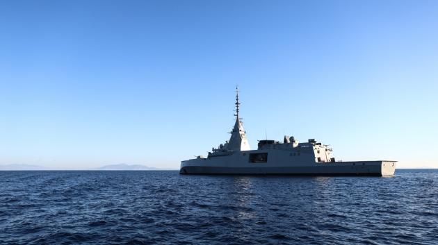 Φρεγάτα Κίμων στη θάλασσα