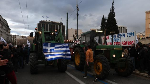 αγροτική διαμαρτυρία Αθήνα