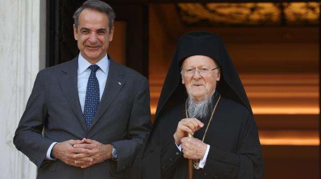 Κυριάκος Μητσοτάκης και Βαρθολομαίος
