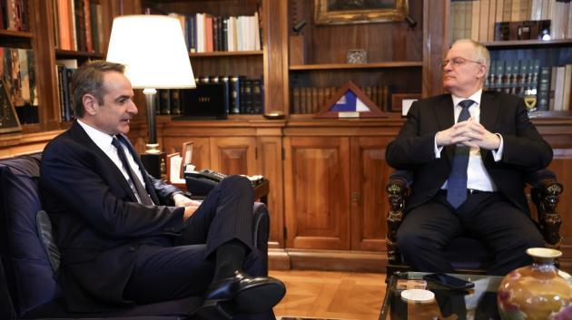 Κυριάκος Μητσοτάκης σε συνάντηση