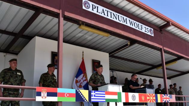 Σερβικός στρατός τελετή