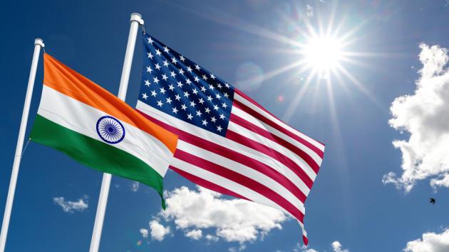 Σημαία ΗΠΑ και Ινδίας