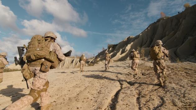 Αμερικανοί στρατιώτες σε έρημο