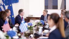Κυριάκος Μητσοτάκης συνάντηση ηγετών