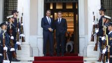 Κυριάκος Μητσοτάκης και Εμανουέλ Μακρόν