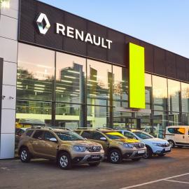 Εκθεσιακός χώρος Renault αυτοκινήτων