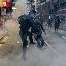 Διαδηλωτής στο Χονγκ Κονγκ