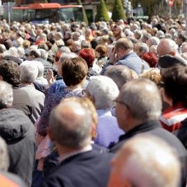 Πλήθος διαδηλωτών Ισπανίας