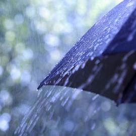 Ομπρέλα στη βροχή