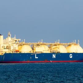 Πλοίο LNG στη θάλασσα