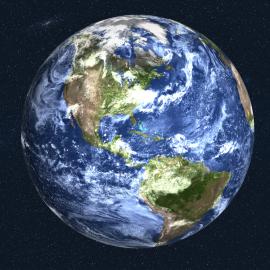 Πλανήτης Γη στο διάστημα