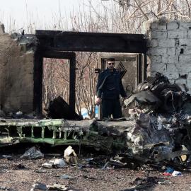 Συντρίμμια αεροπλάνου Ιράν