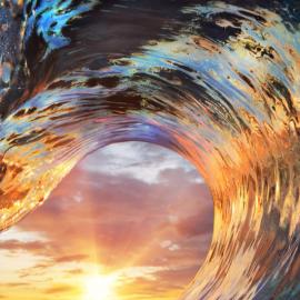 Κυματισμός θαλασσινού νερού