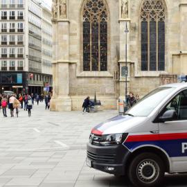 Αστυνομικό βαν στην Αυστρία