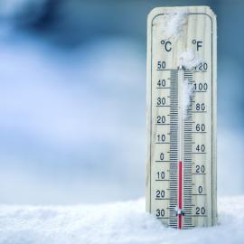 Θερμόμετρο σε χιόνι