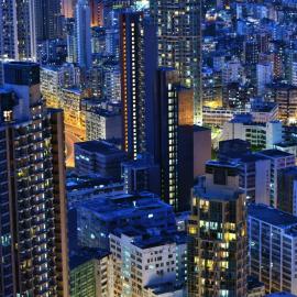 Ουρανοξύστες σε πόλη Κίνας