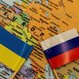 Σημαίες Ουκρανίας Ρωσίας