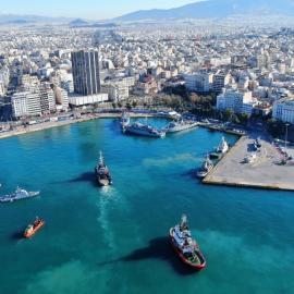 Λιμάνι Πειραιά αεροφωτογραφία