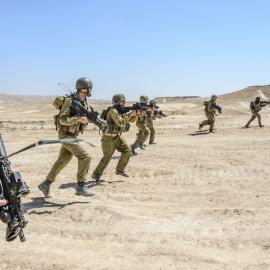 Ισραηλινοί στρατιώτες έρημος