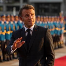 Εμανουέλ Μακρόν επίσημη τελετή