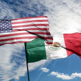 Σημαίες ΗΠΑ Μεξικό