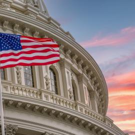 Αμερικανική σημαία Καπιτώλιο
