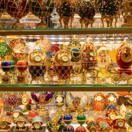 Αυγά Φαμπερζέ βιτρίνα