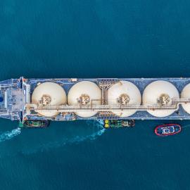 Πλοίο LNG στη θάλασσα