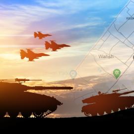 Δεξαμενές και αεροπλάνα Γάζα