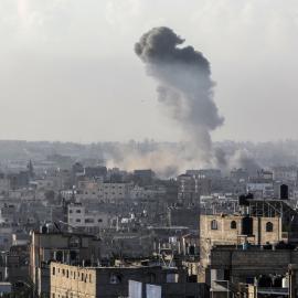 Καπνός στη Γάζα