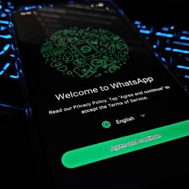 Οθόνη WhatsApp σε κινητό