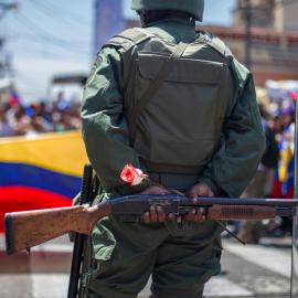 Βενεζουέλα στρατιώτης παρέλαση