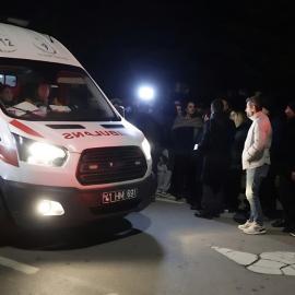 Ασθενοφόρο Τουρκία νύχτα