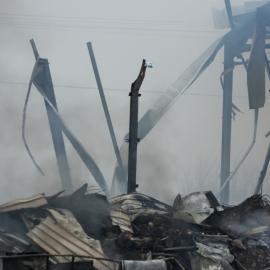 Κατεστραμμένο εργοστάσιο έκρηξη